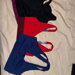 Fabletics sports bras  - Blue, Red, Black